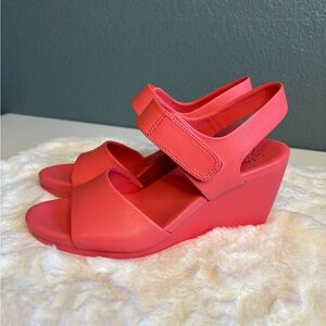 Naturalizer Imani Leather Shoes Sunset Coral Size 8 NWB